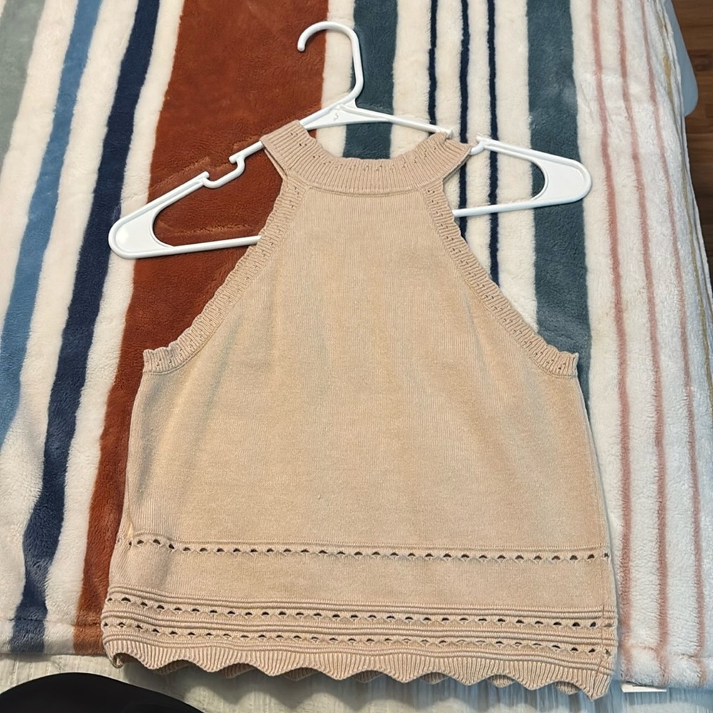 Cream color tank top